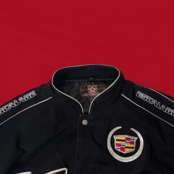 Vintage Cadillac Escalade Jeff Hamilton racing bomber jacket - Picture 2 of 7